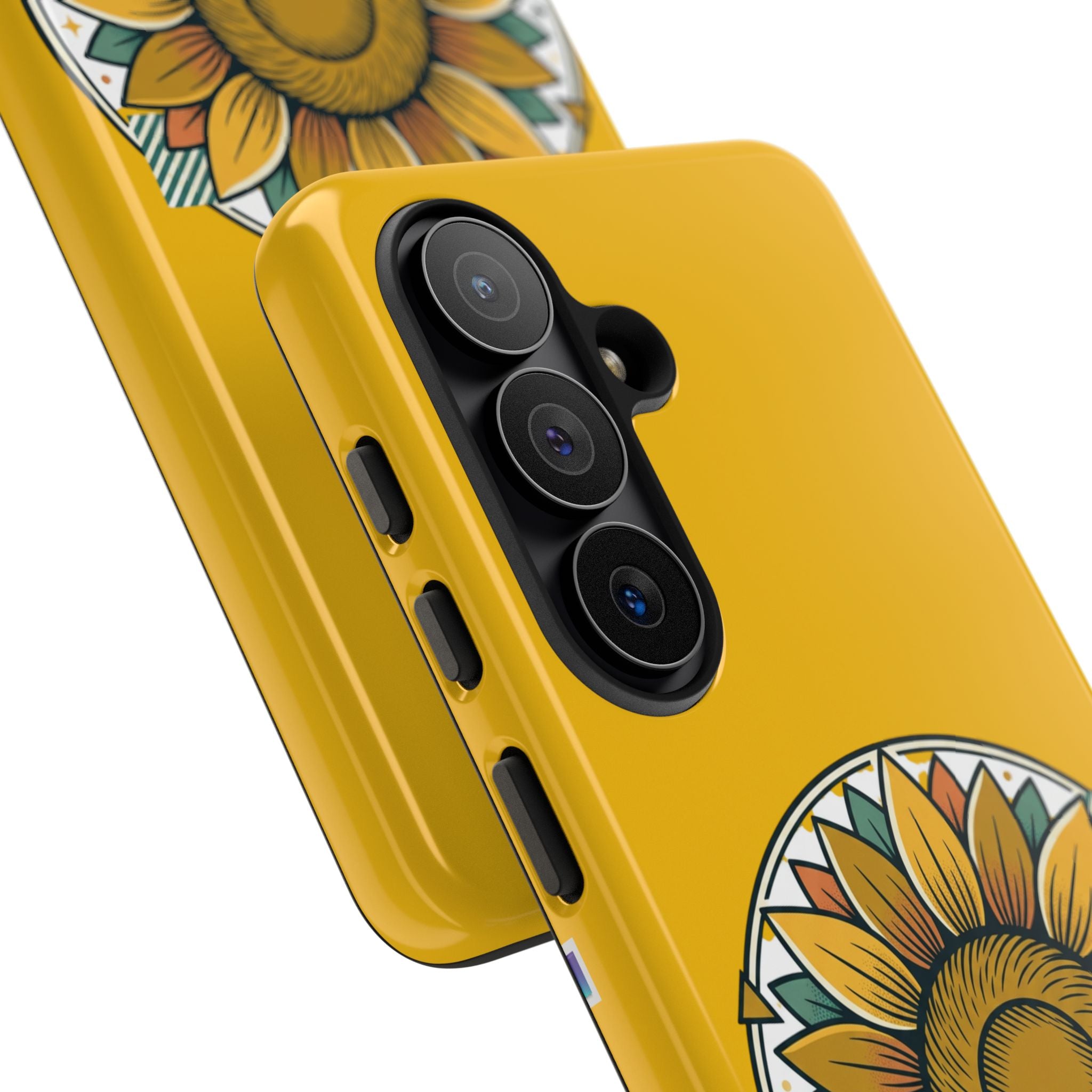 Sunflower Logo Phone Case — AllAbout80s.com Yellow Protective Cover