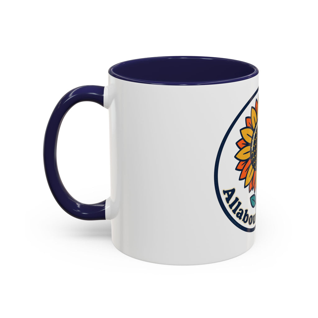 AllAbout80s Sunflower Accent Coffee Mug (11/15oz)