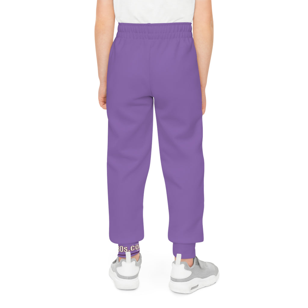 Youth Joggers — Retro Lightning Bolt Graphic Sweatpants