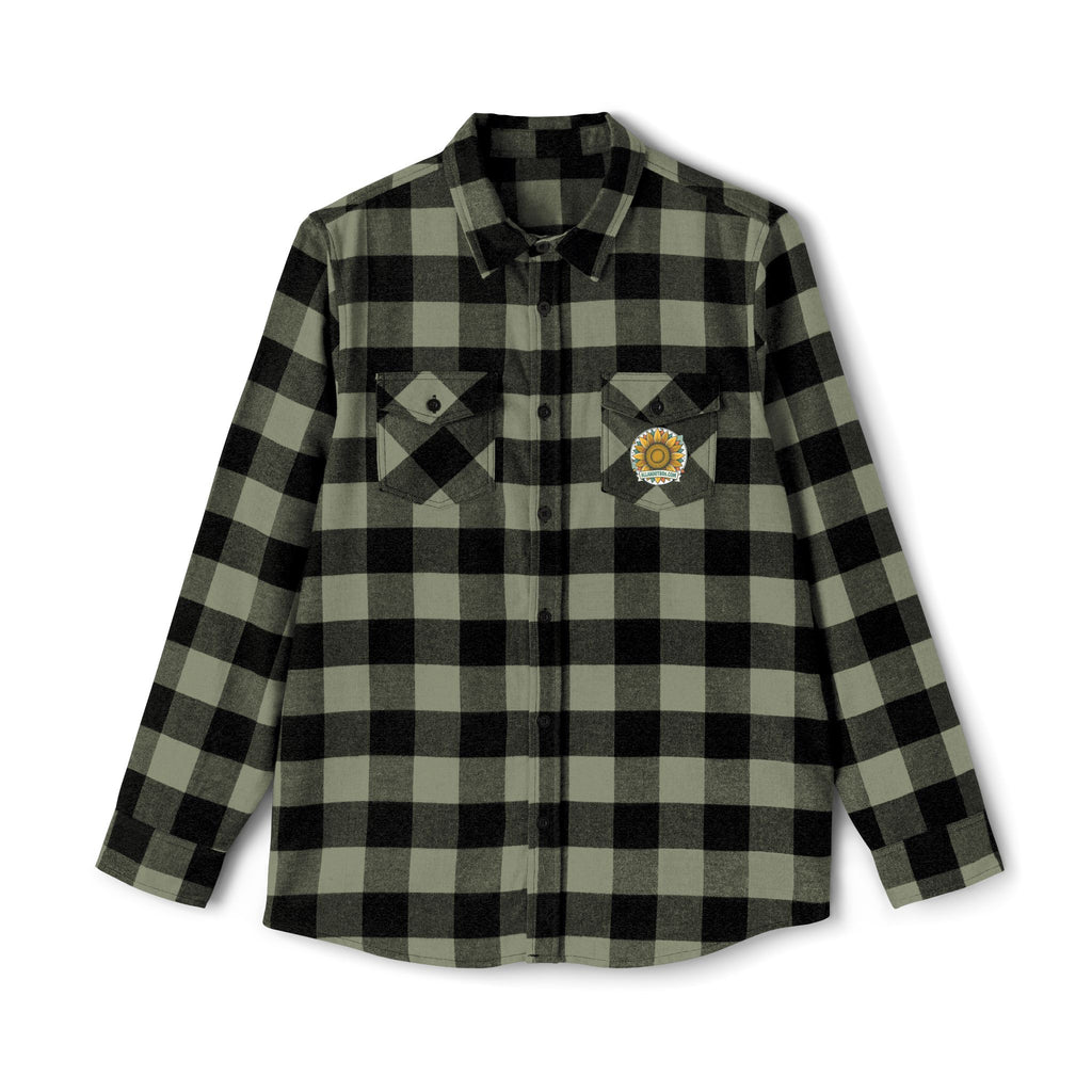 Black & White Buffalo Plaid Flannel Shirt