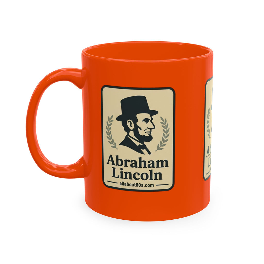 Abraham Lincoln Ceramic Mug – Vintage Portrait Political History Coffee Cup