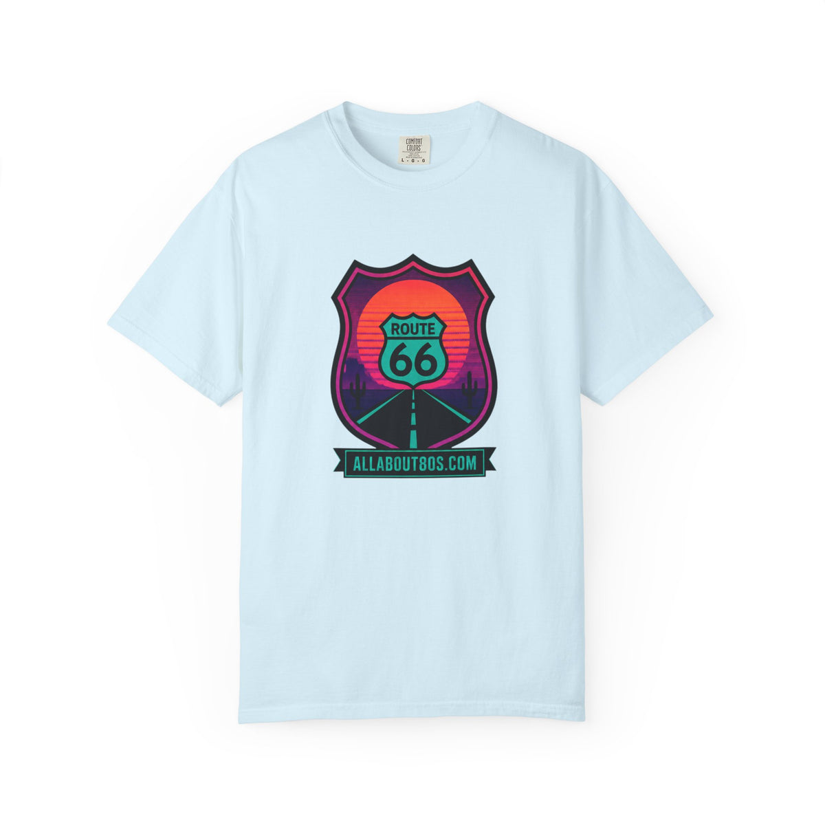 Route 66 Sunset T‑Shirt — Retro Roadtrip Graphic Tee
