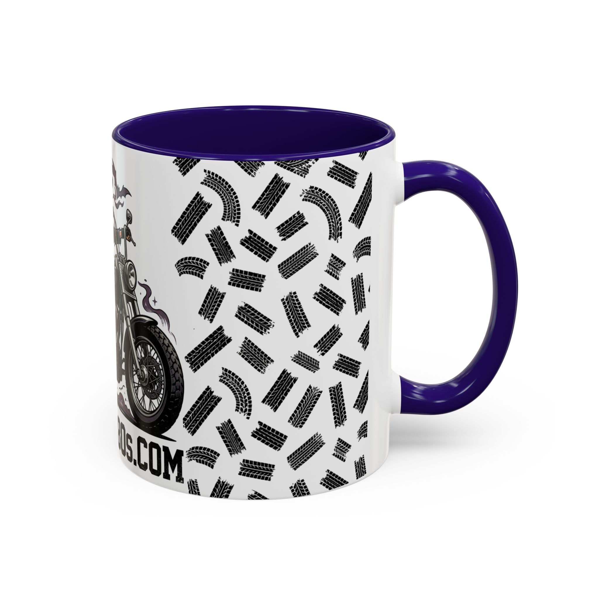 Witch Biker Mug – Motorcycle Witch Coffee Cup (11oz/15oz)