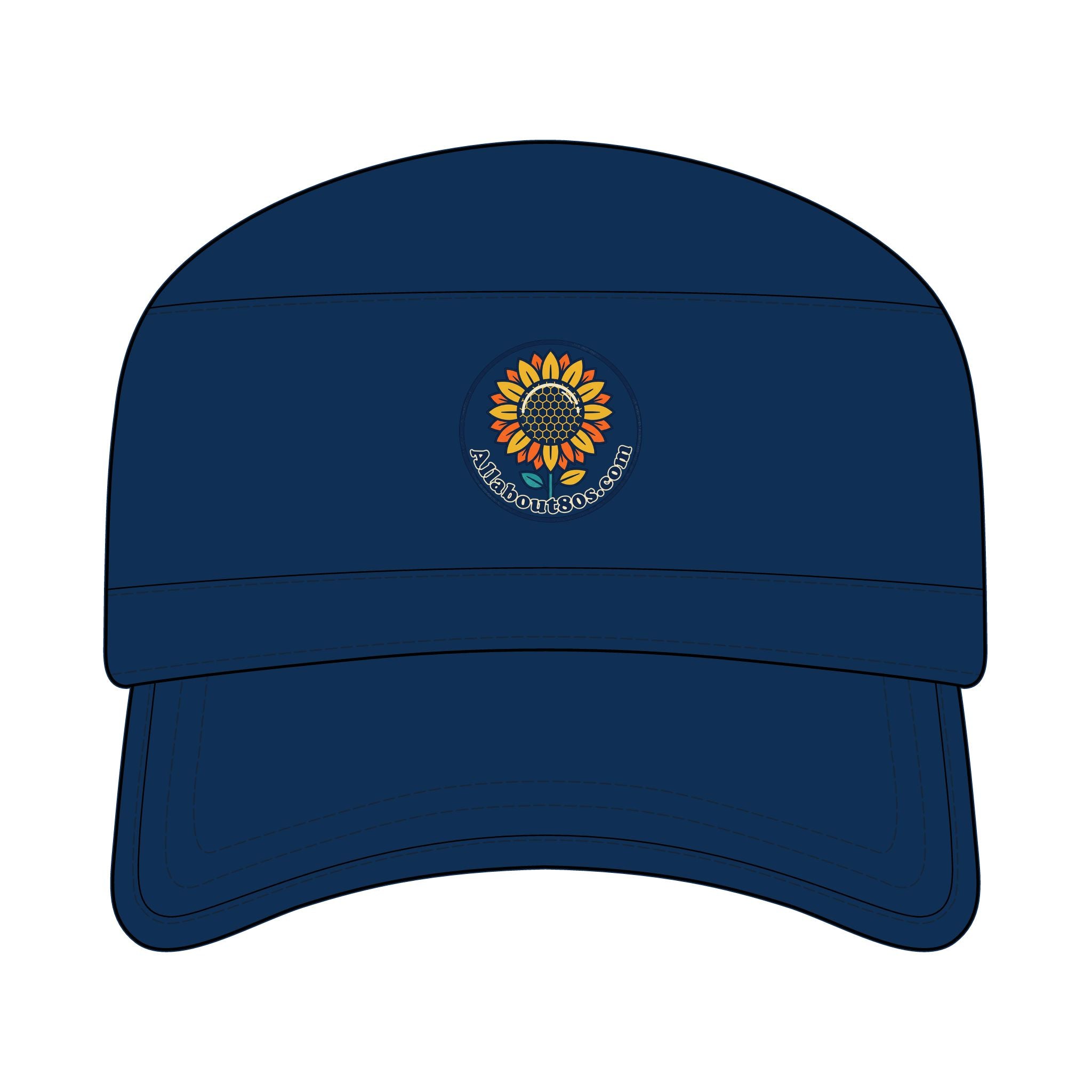 Sunflower Corps Cap - Military-Inspired Embroidered Baseball Hat