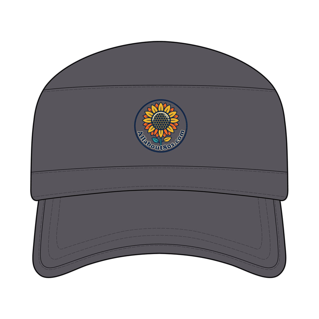 Sunflower Corps Cap - Military-Inspired Embroidered Baseball Hat