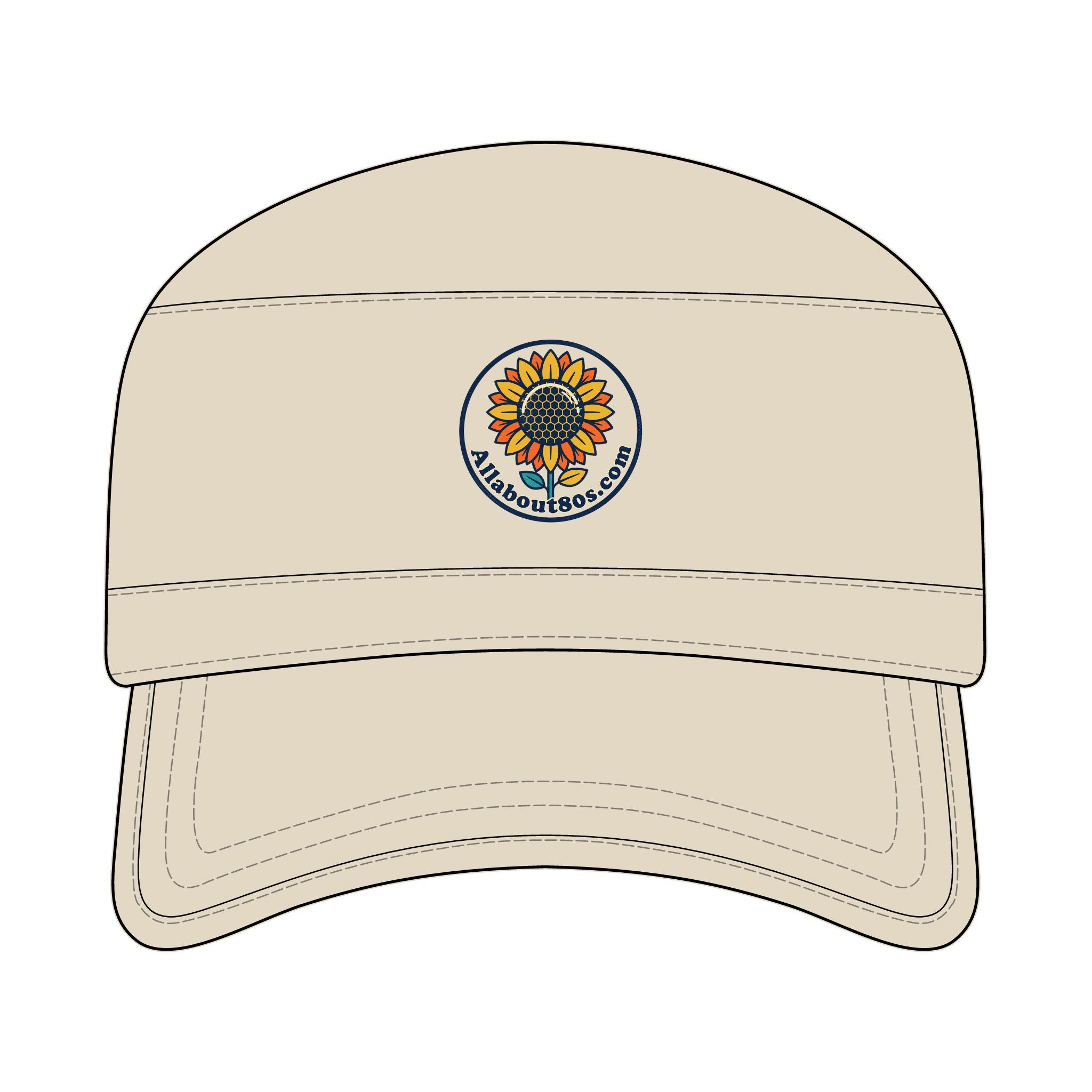 Sunflower Corps Cap - Military-Inspired Embroidered Baseball Hat