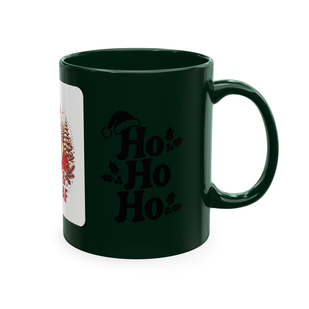 Merry & Bright AF Christmas Santa Ceramic Mug
