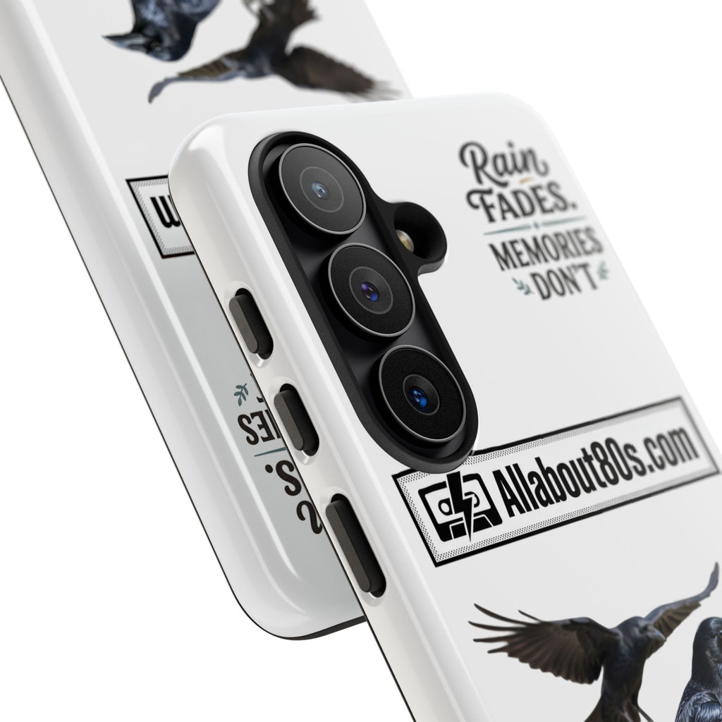 Raven Flight Phone Case — Protective iPhone Case with Black Crow Design