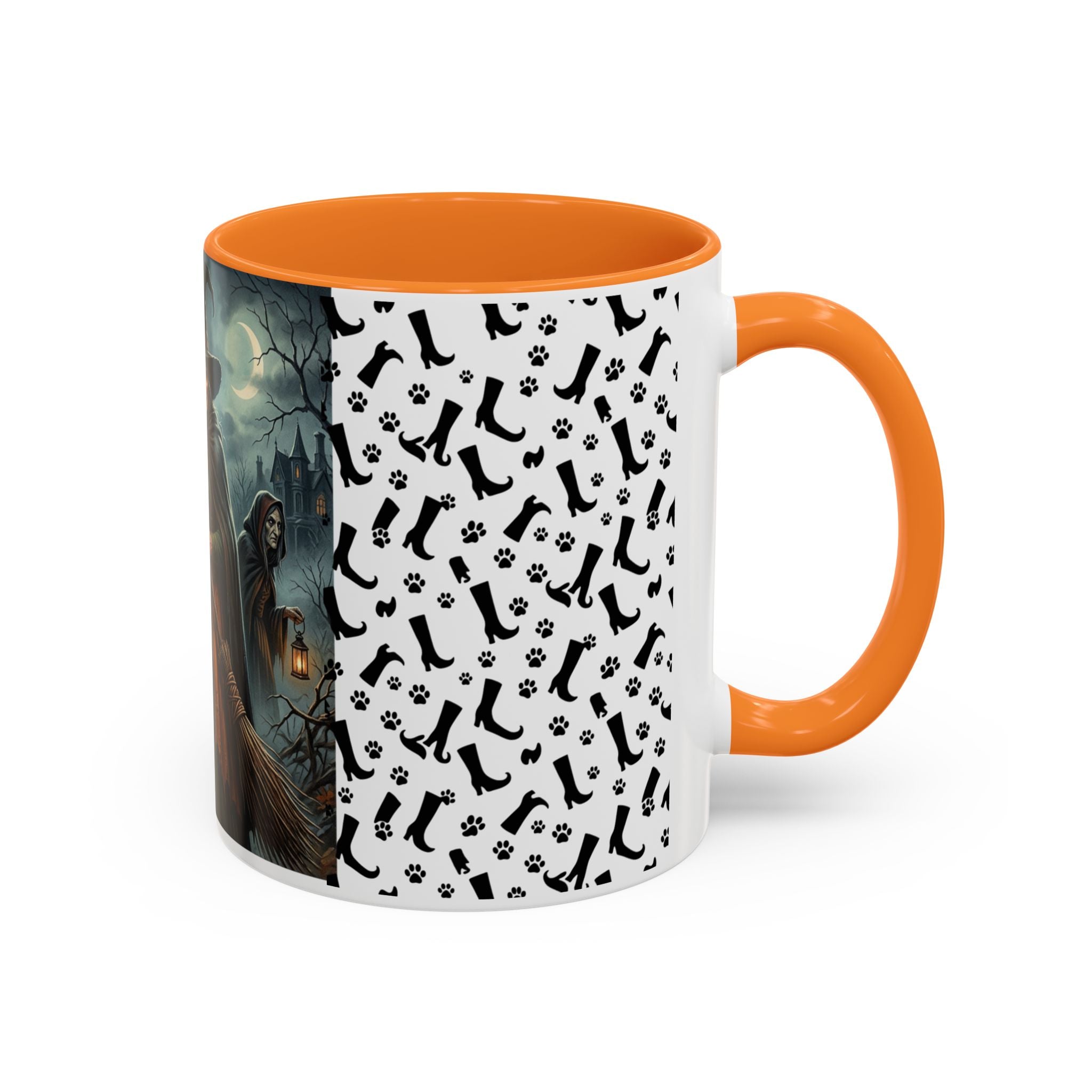 Witches Night Ceramic Mug — Spooky Witch Coven Halloween Coffee Cup (11oz/15oz)