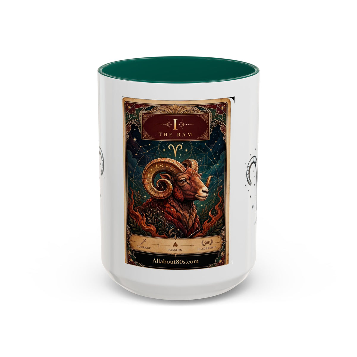 Aries Zodiac Ram Mug — Astrological Coffee Cup (11oz & 15oz)