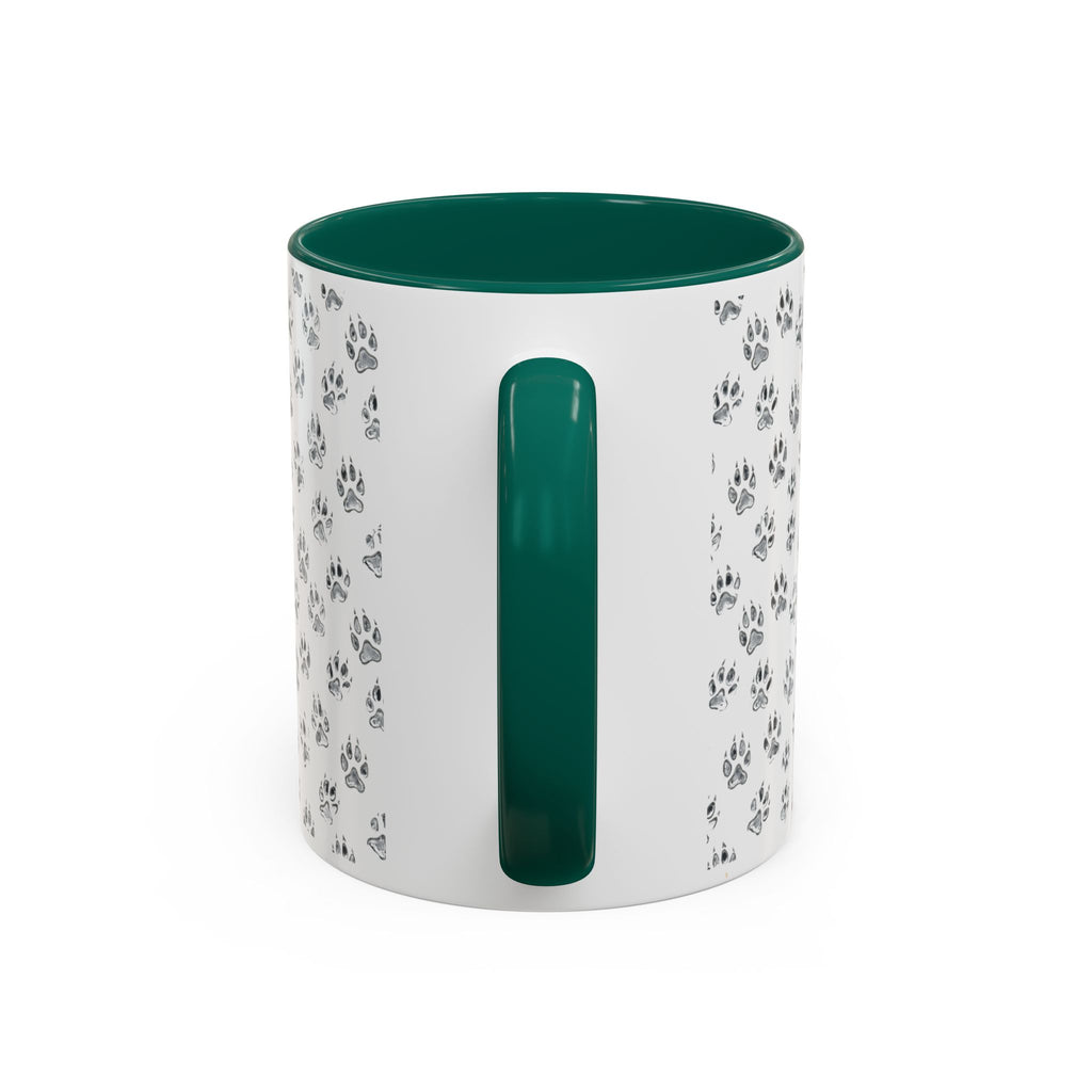 Werewolf Pawprint Mug — Gothic Moonlit Monster Coffee Cup (11oz & 15oz)