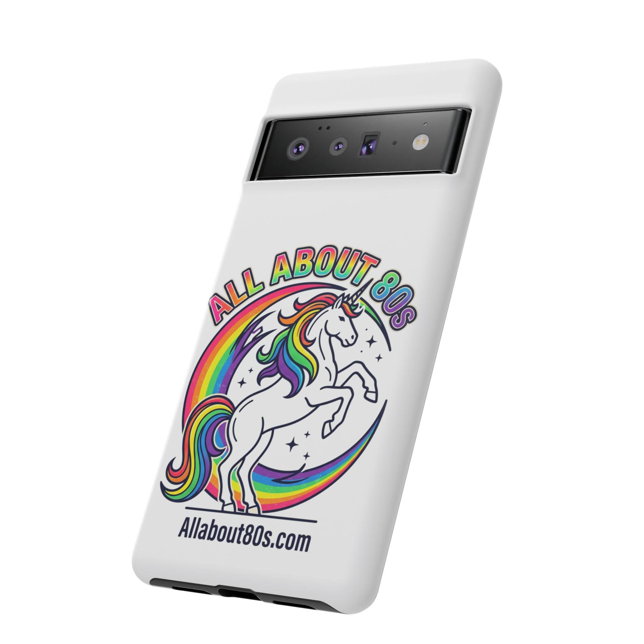 All About 80s Rainbow Unicorn Phone Case