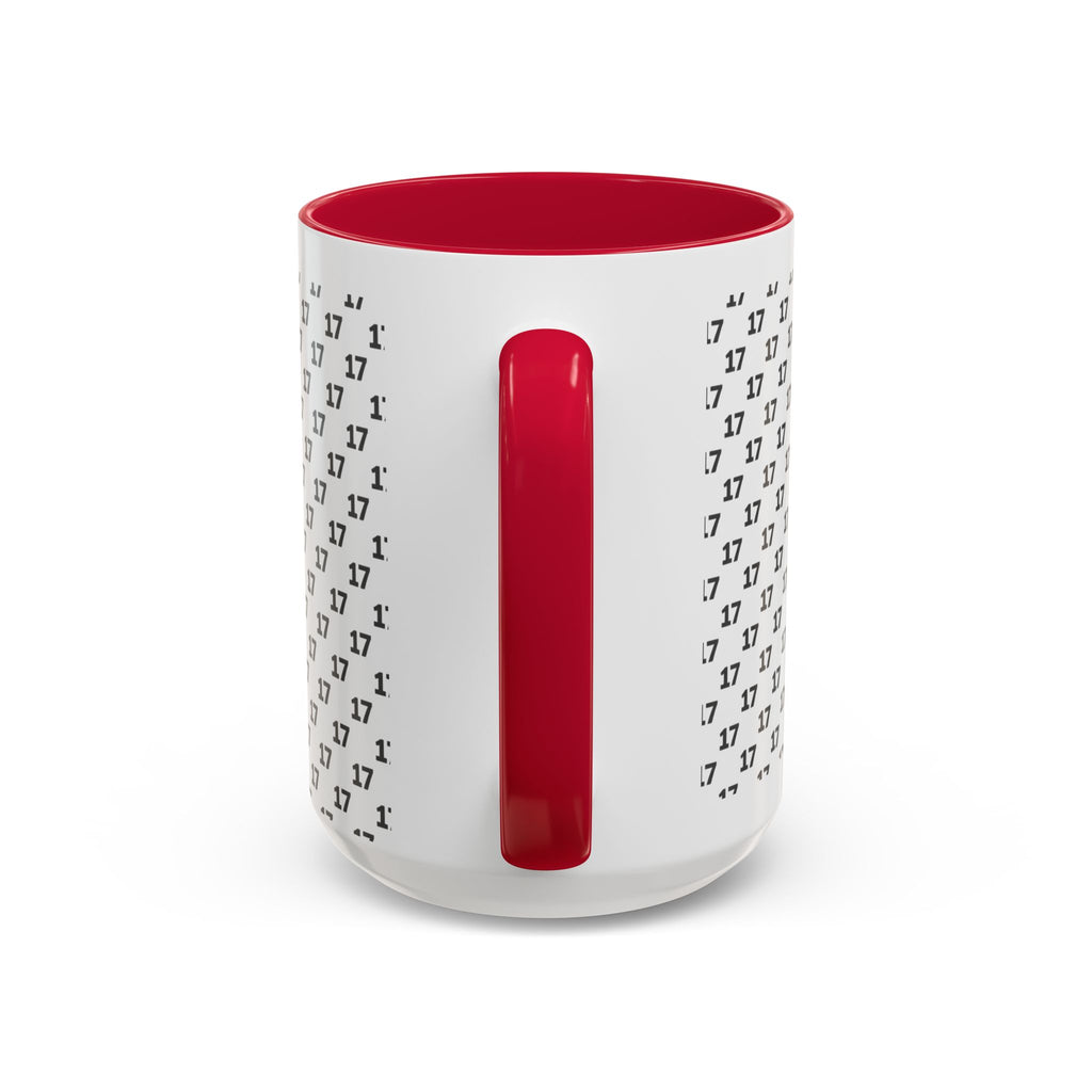 Minimalist Number Pattern Coffee Mug (11oz & 15oz)