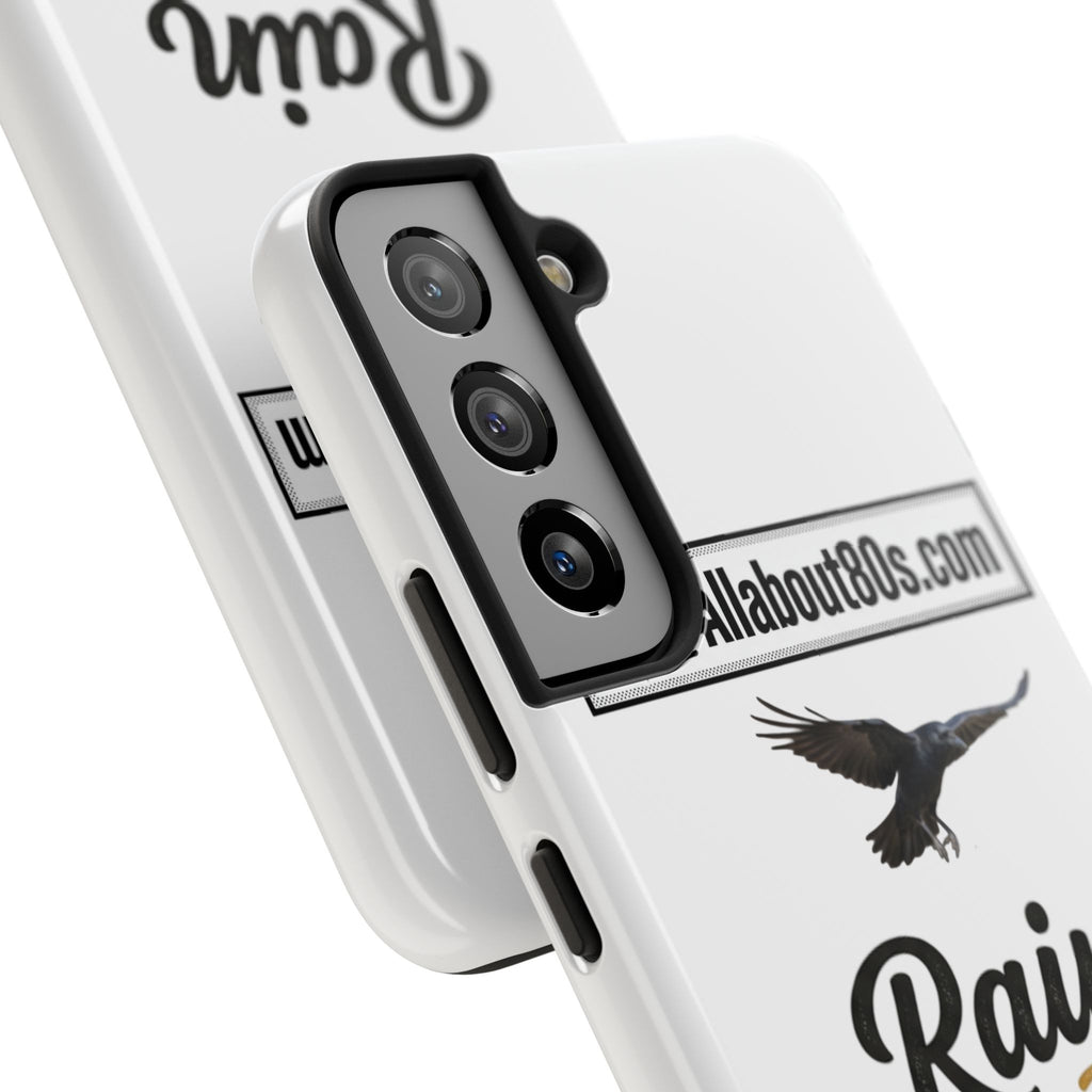 Tough Phone Case — "Rain Fades. Memories Don't" Raven Phone Cover, Protective iPhone Case