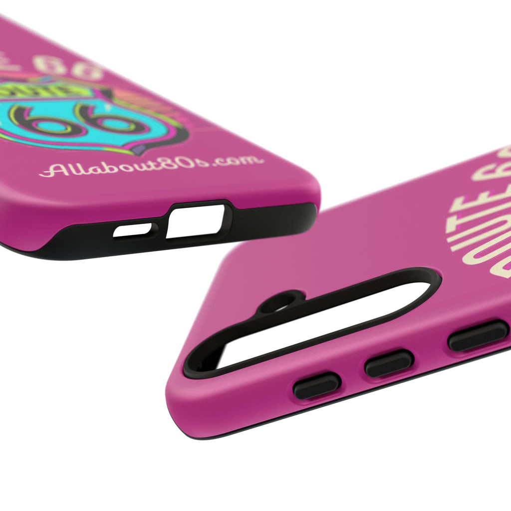 Route 66 Phone Case — Retro Neon Road Trip iPhone Cover