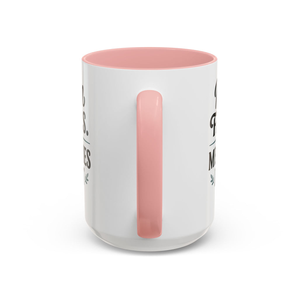 Accent Coffee Mug — "Rain Fades. Memories Don't." Inspirational Ceramic Coffee Mug