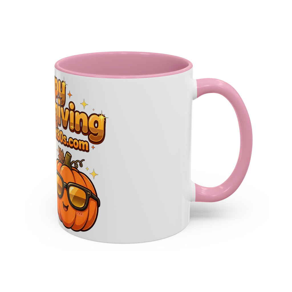 Happy Thanksgiving Pumpkin & Scarecrow Mug – Festive Fall Coffee Cup (11oz, 15oz)