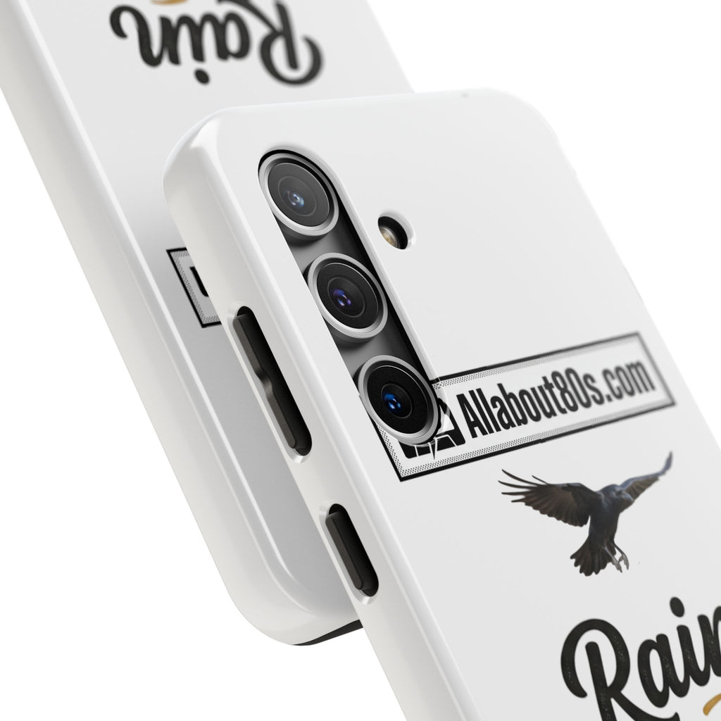 Tough Phone Case — "Rain Fades. Memories Don't" Raven Phone Cover, Protective iPhone Case