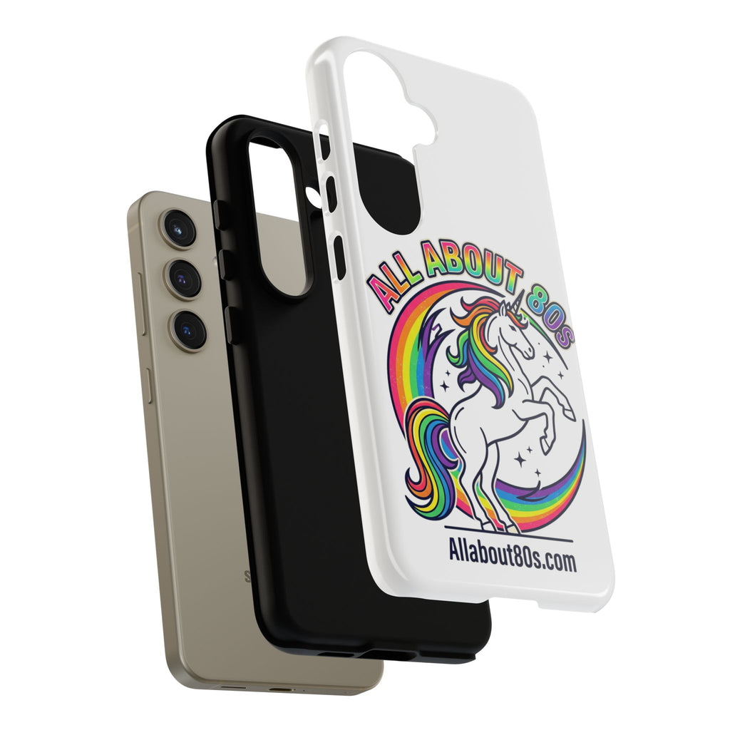 All About 80s Rainbow Unicorn Phone Case
