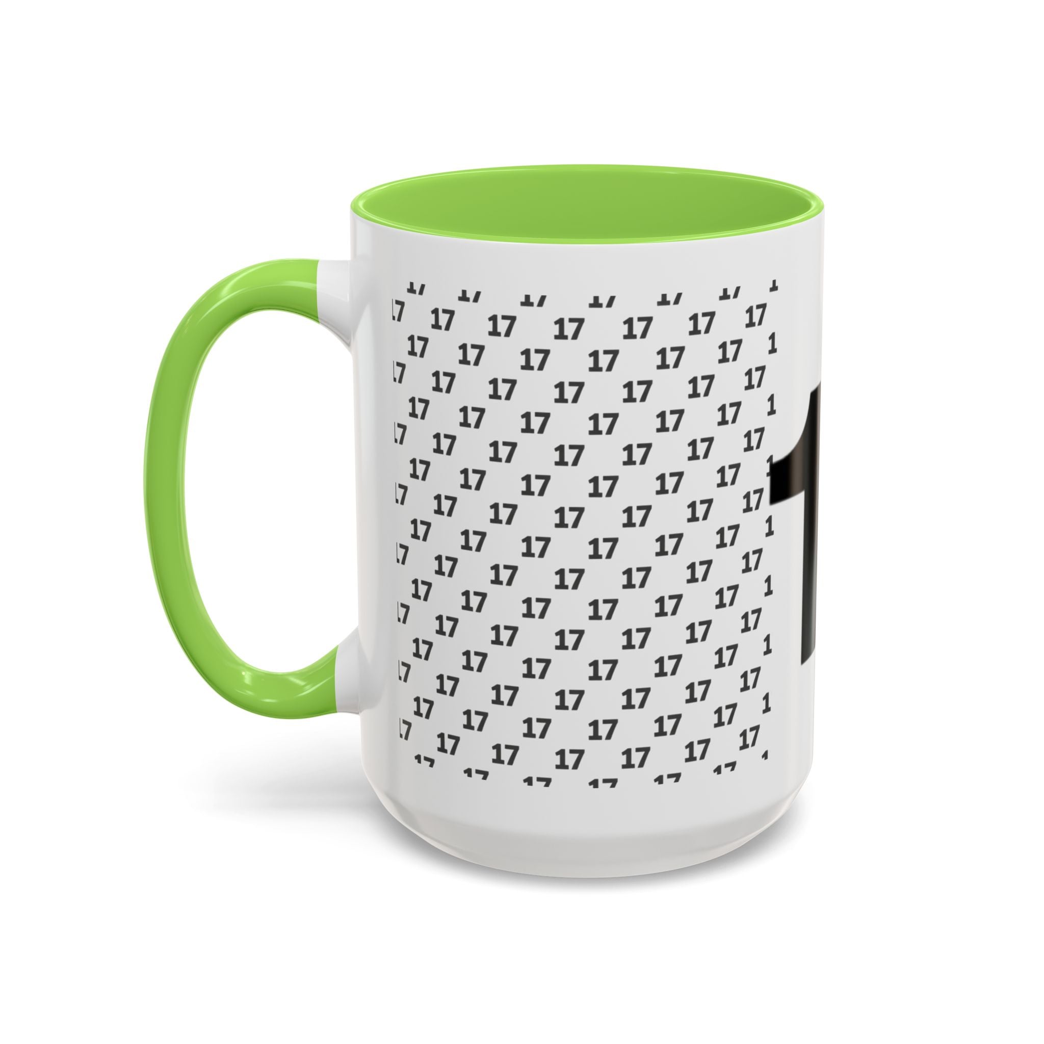 Minimalist Number Pattern Coffee Mug (11oz & 15oz)