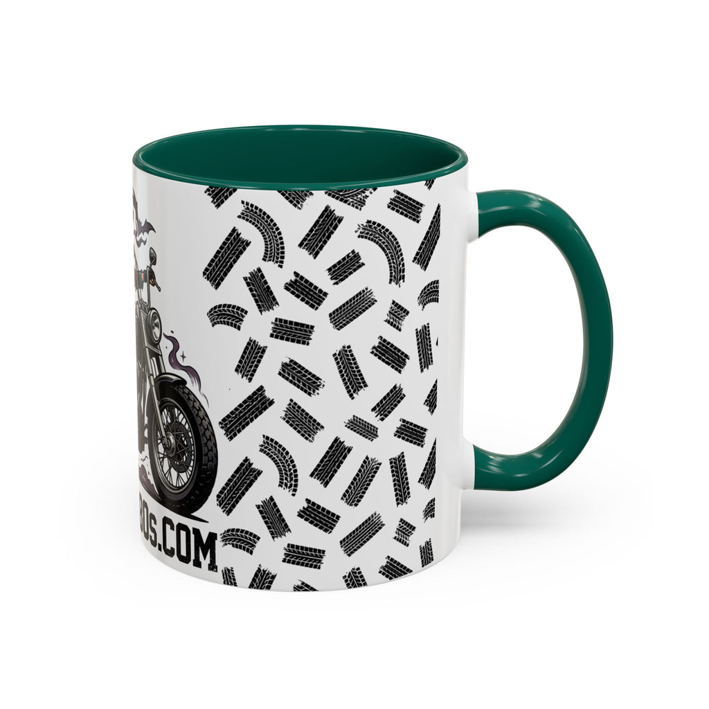 Witch Biker Mug – Motorcycle Witch Coffee Cup (11oz/15oz)