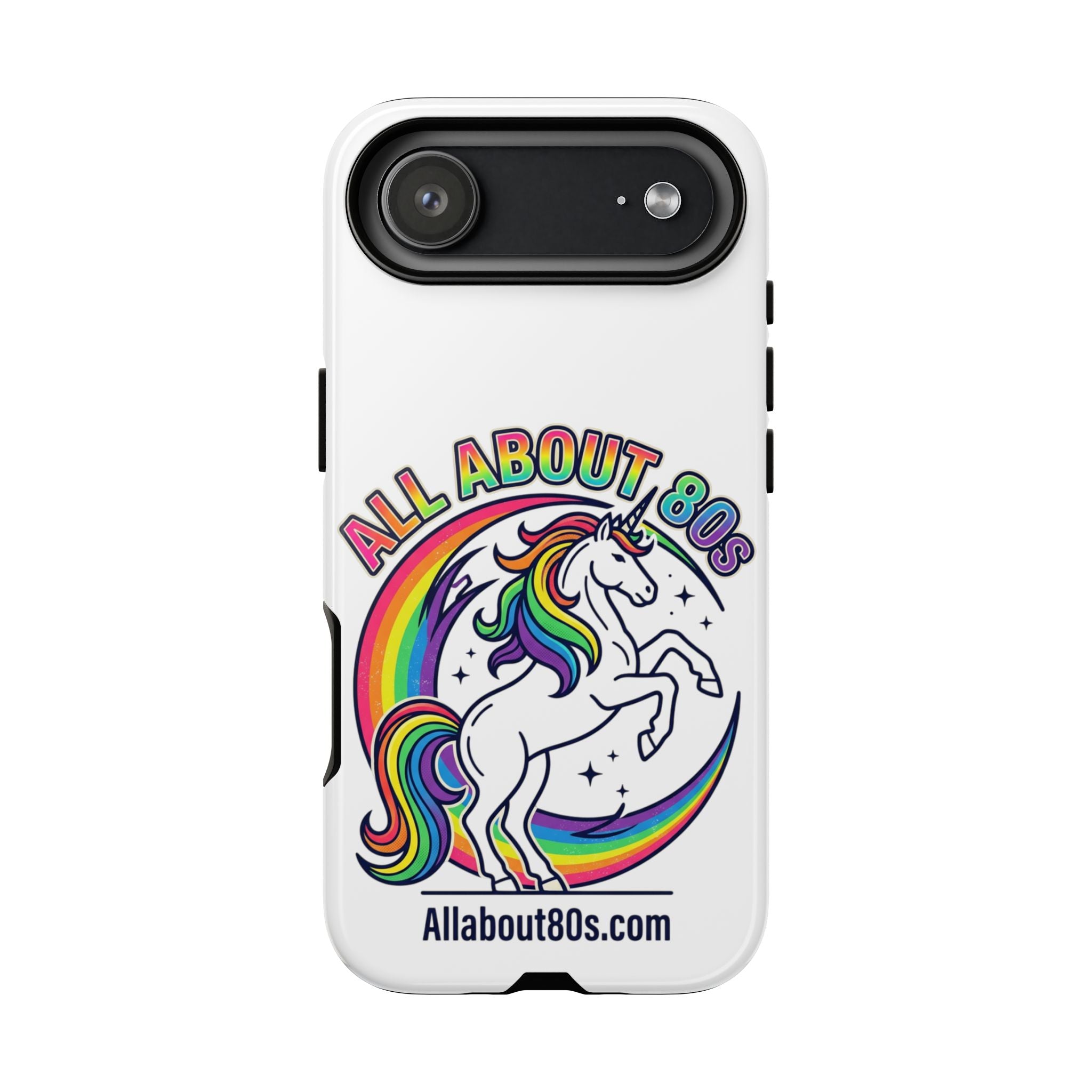 All About 80s Rainbow Unicorn Phone Case