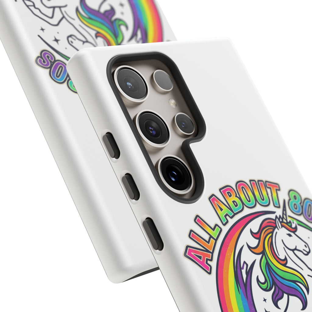 All About 80s Rainbow Unicorn Phone Case