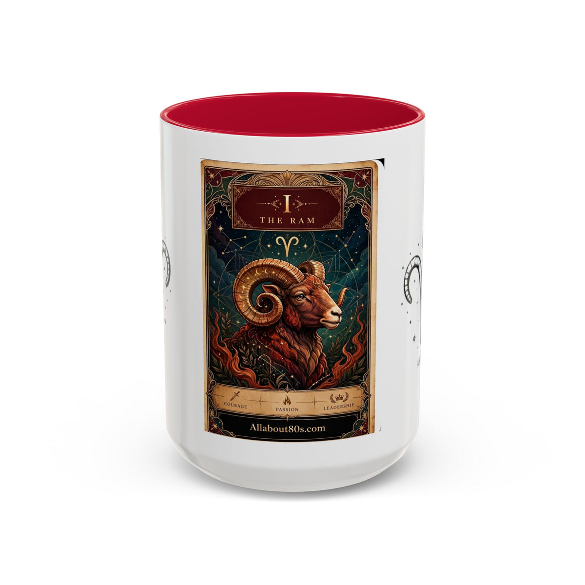 Aries Zodiac Ram Mug — Astrological Coffee Cup (11oz & 15oz)