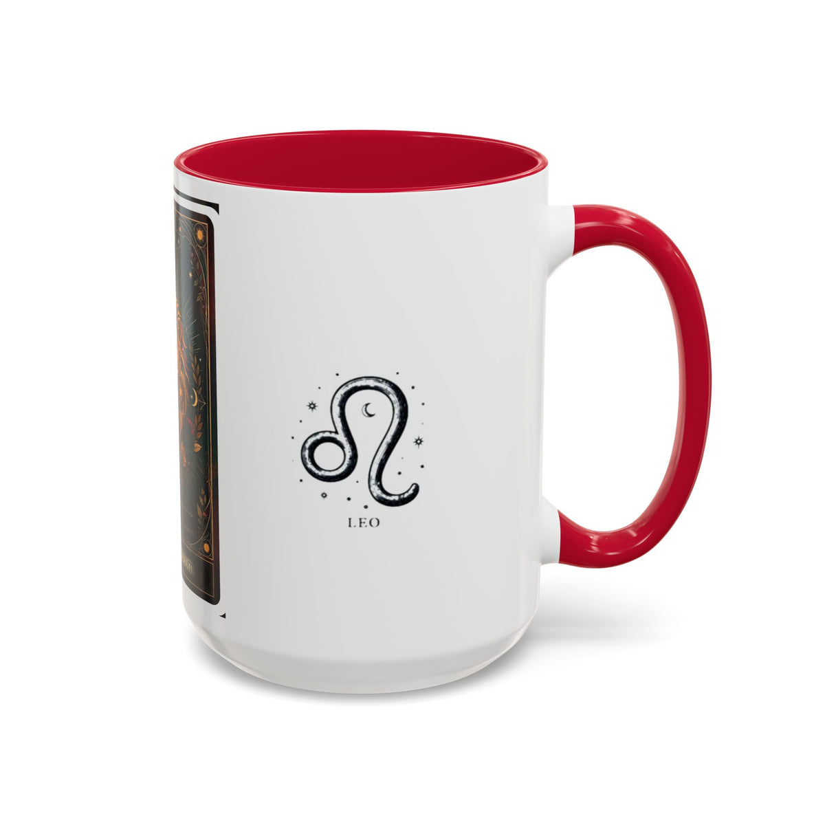 Leo Zodiac Coffee Mug — 'Leo the Lion' Astrological 11oz/15oz Ceramic Mug