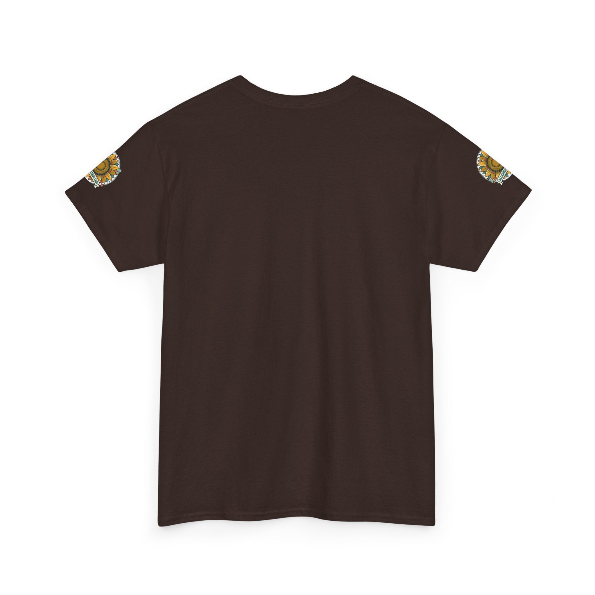 Sunflower Logo T-Shirt — AllAbout80s.com Vintage Floral Tee