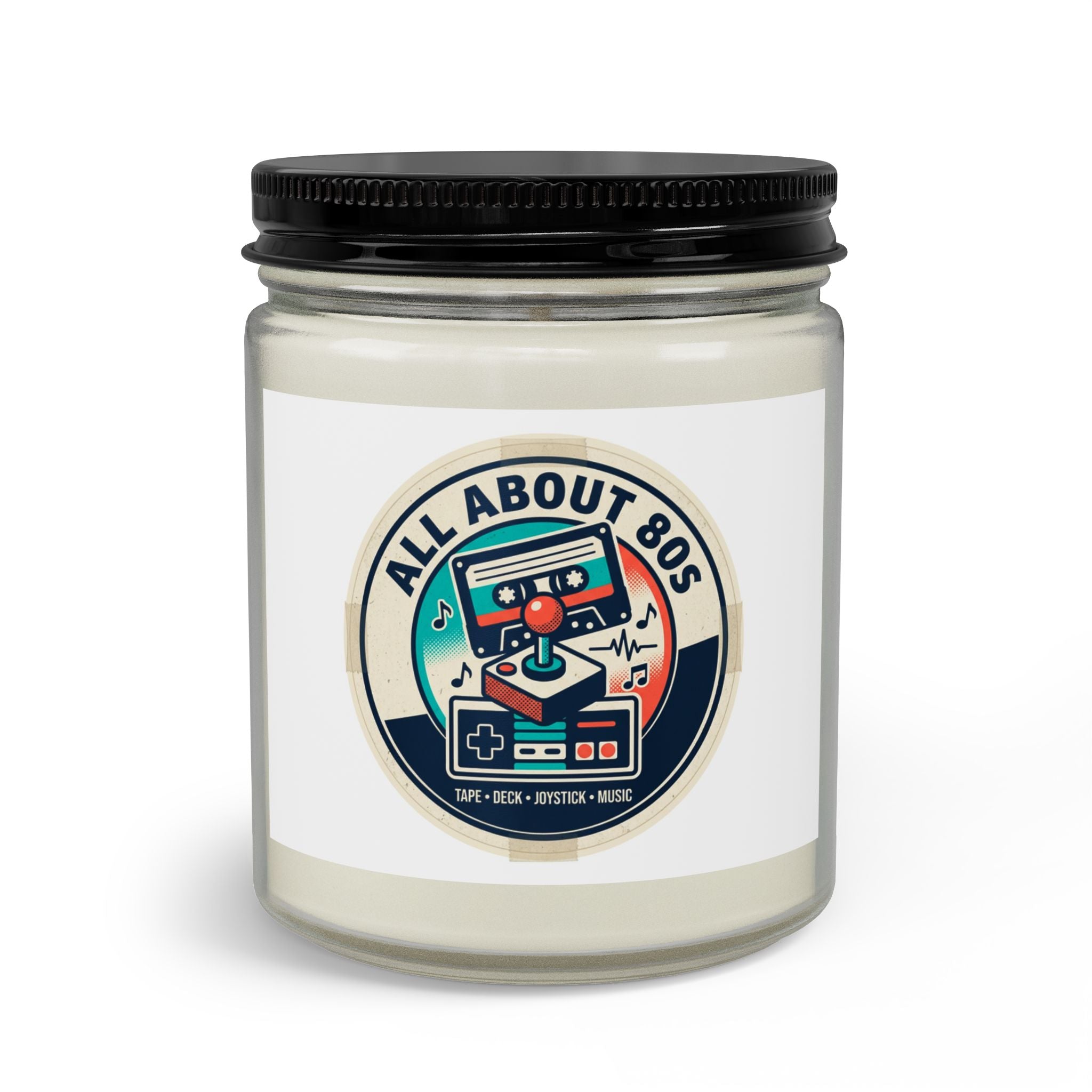 80s Retro Candle Set with Matches & Wick Trimmer — 'All About 80s' Nostalgia Scented Gift