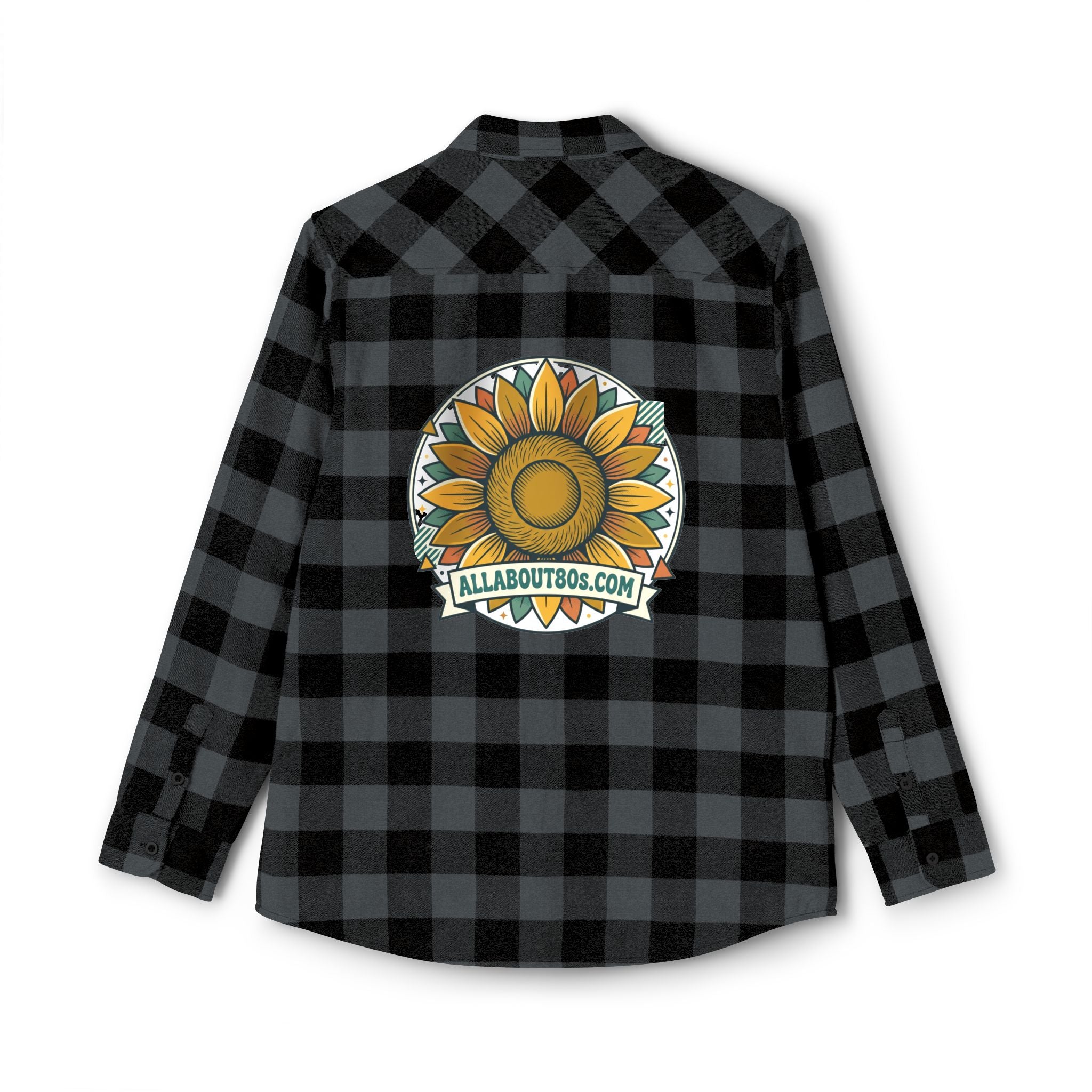 Black & White Buffalo Plaid Flannel Shirt