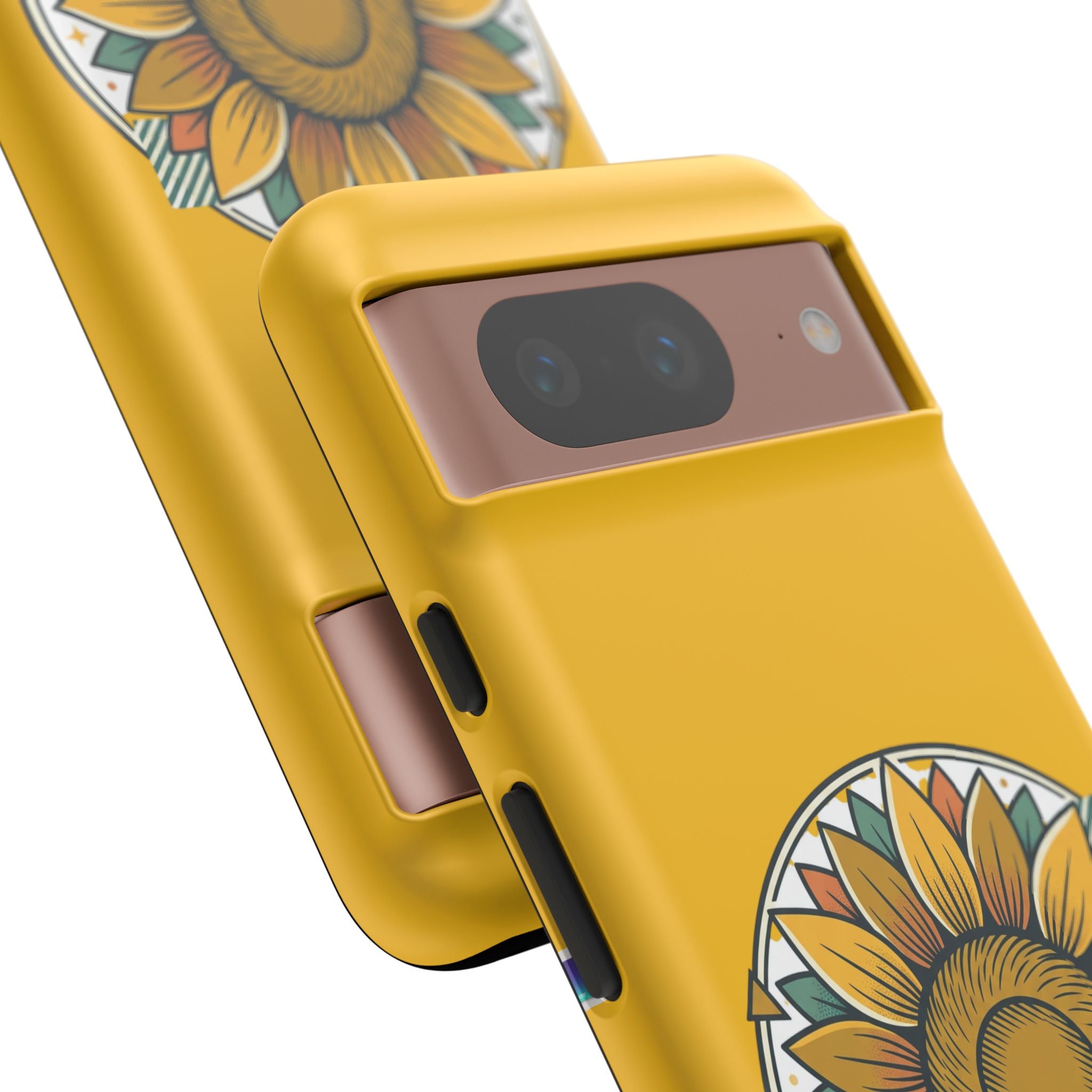 Sunflower Logo Phone Case — AllAbout80s.com Yellow Protective Cover