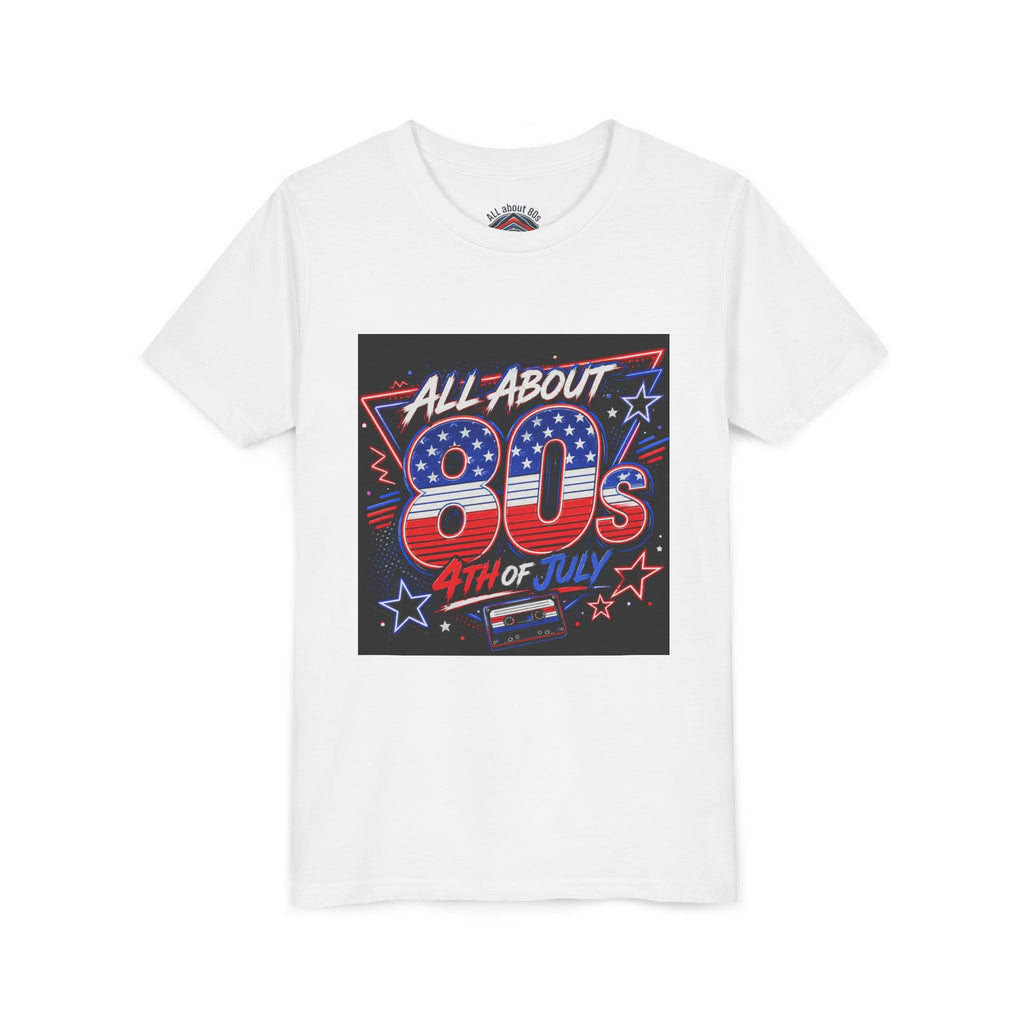 All About 80s 4th of July Youth Tee
