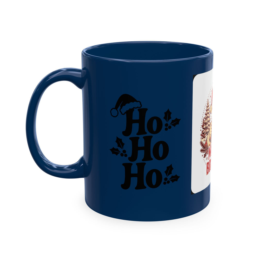 Merry & Bright AF Christmas Santa Ceramic Mug