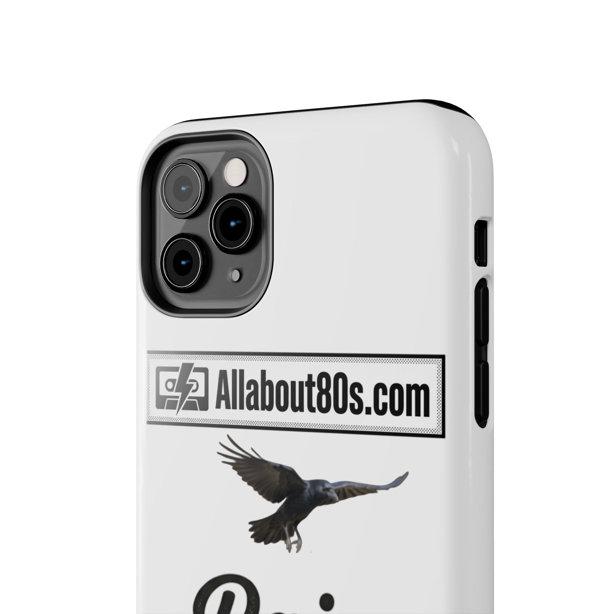 Tough Phone Case — "Rain Fades. Memories Don't" Raven Phone Cover, Protective iPhone Case
