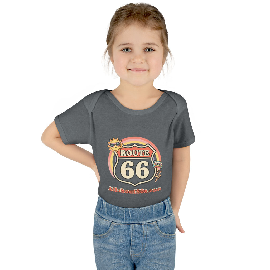 Route 66 Baby Bodysuit – Retro Travel Infant Onesie