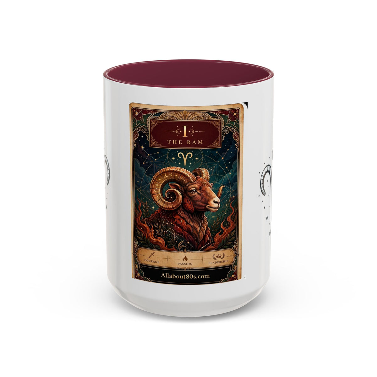 Aries Zodiac Ram Mug — Astrological Coffee Cup (11oz & 15oz)