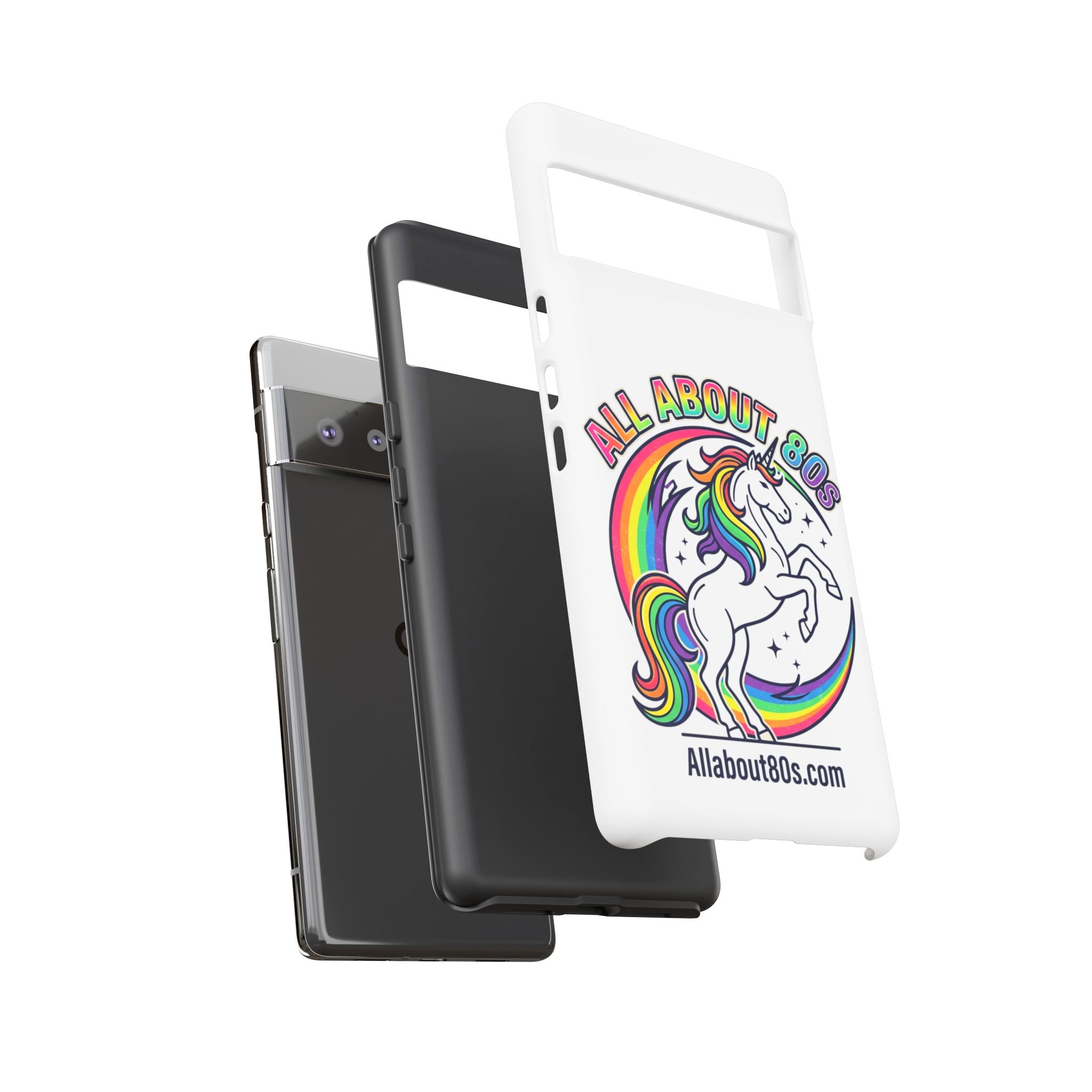 All About 80s Rainbow Unicorn Phone Case