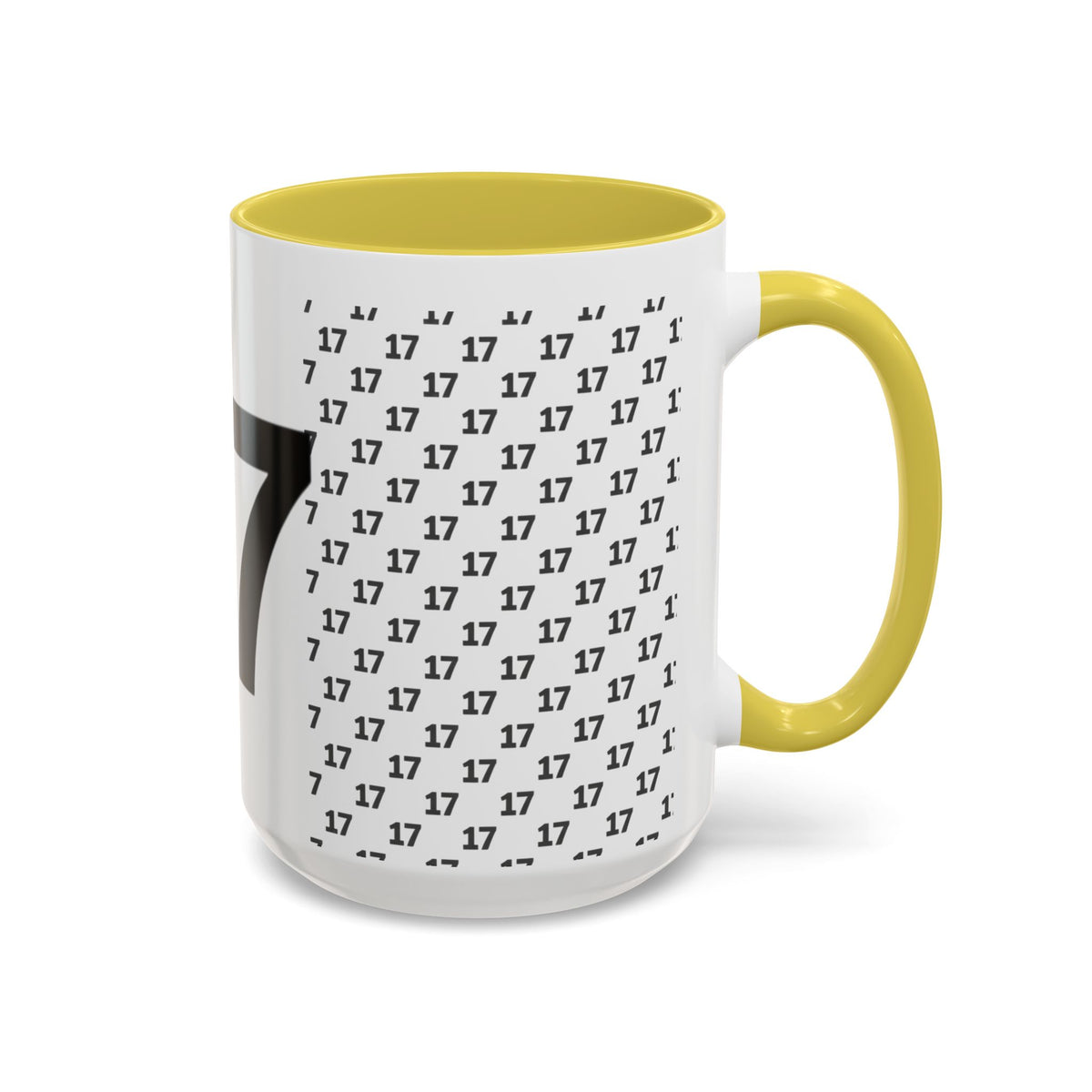 Minimalist Number Pattern Coffee Mug (11oz & 15oz)