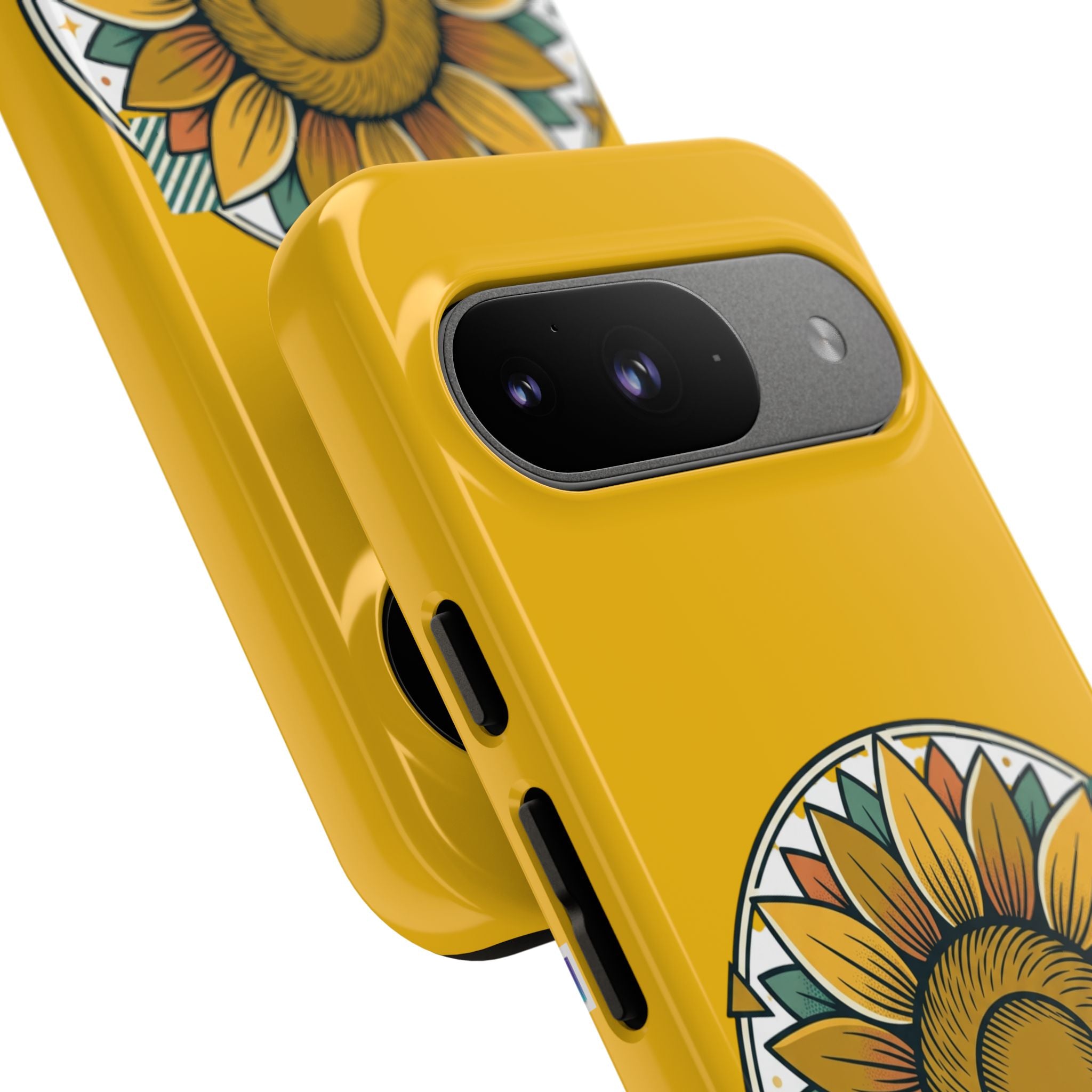 Sunflower Logo Phone Case — AllAbout80s.com Yellow Protective Cover