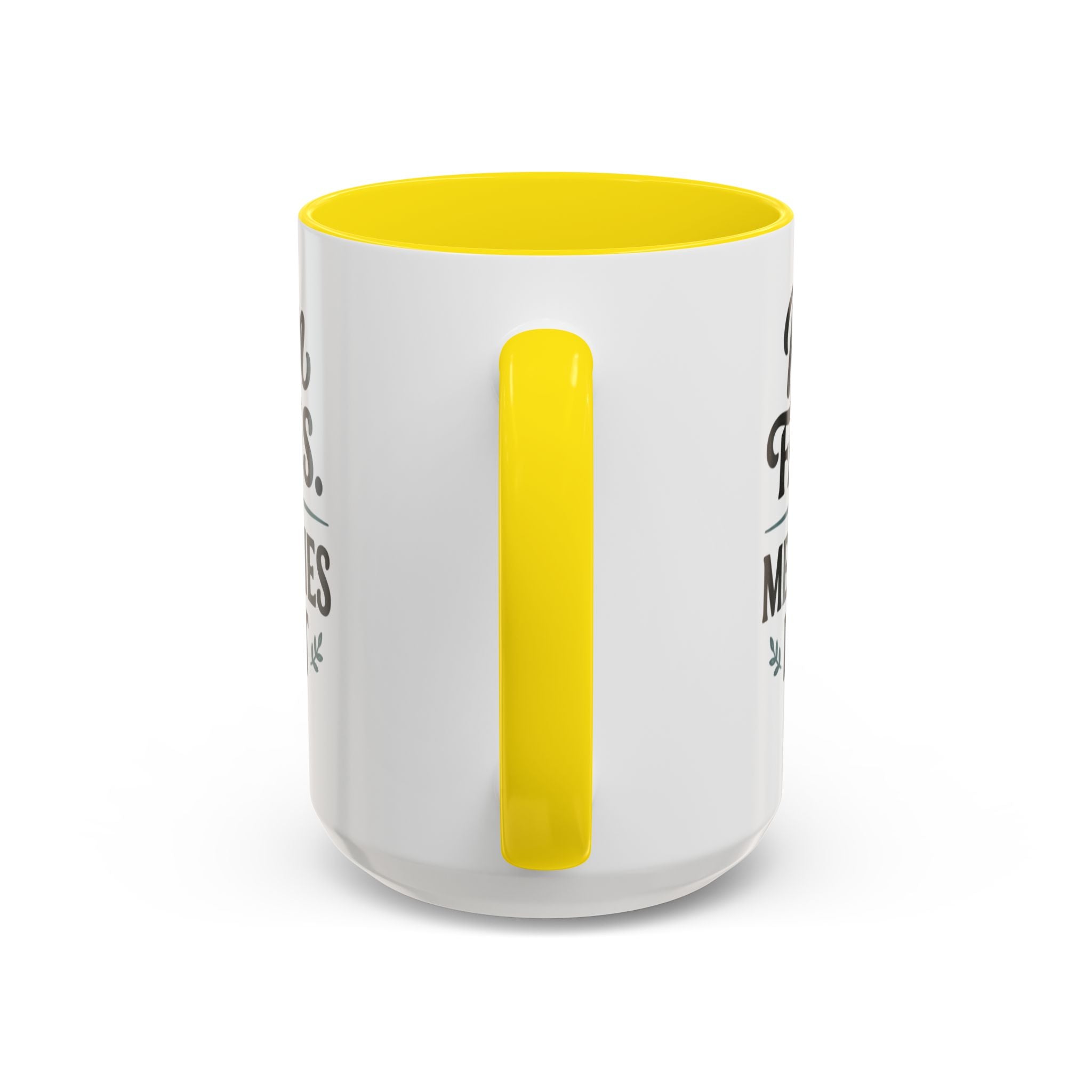 Accent Coffee Mug — "Rain Fades. Memories Don't." Inspirational Ceramic Coffee Mug