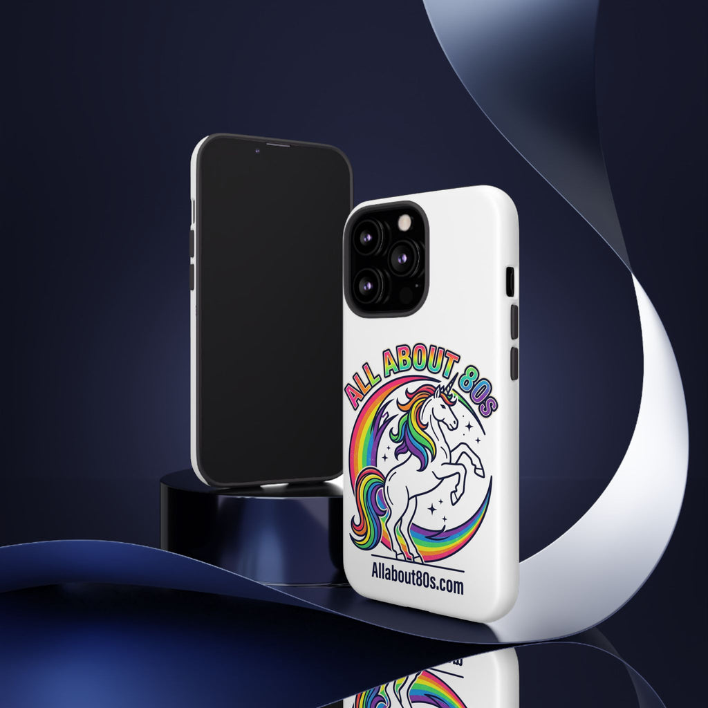 All About 80s Rainbow Unicorn Phone Case