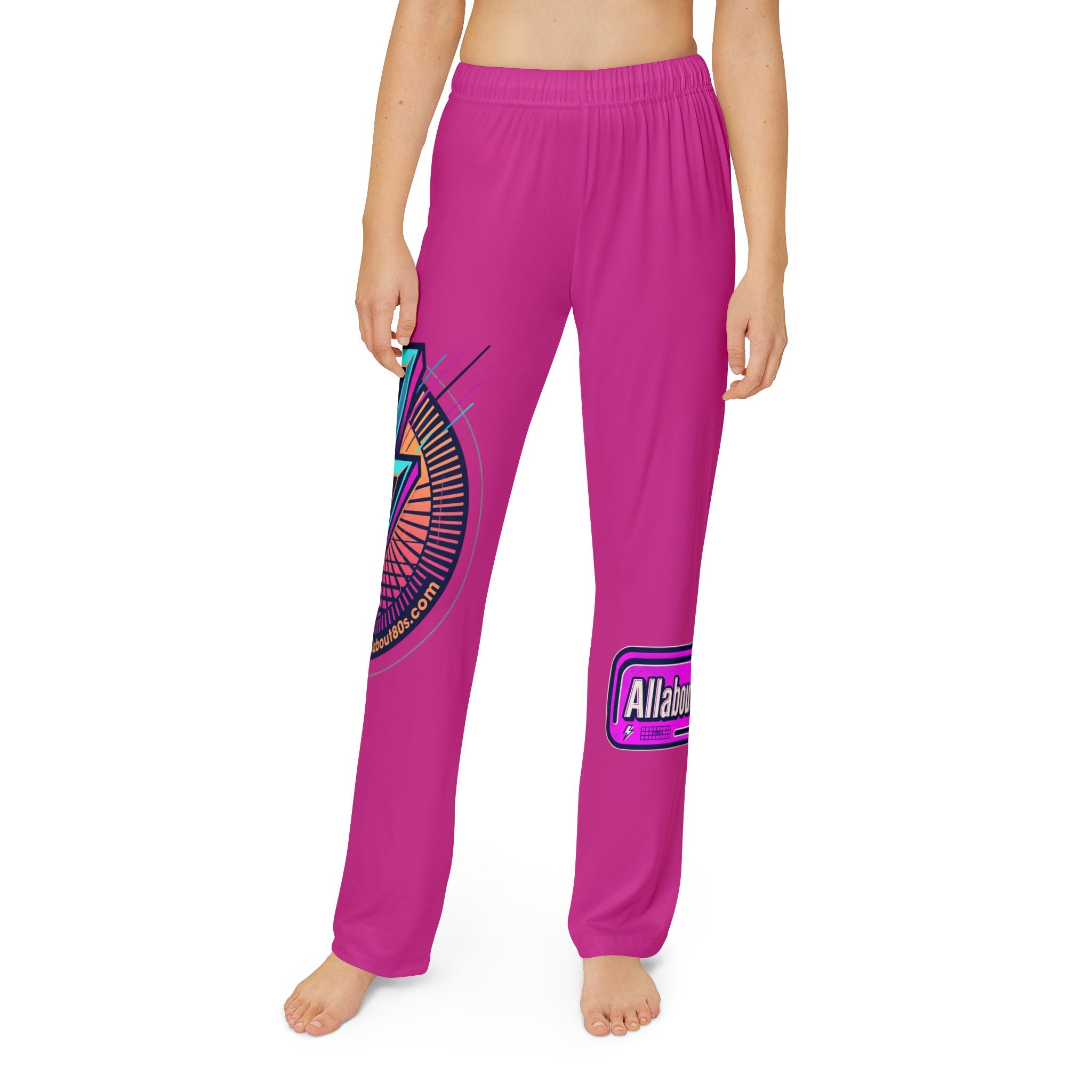 Retro Lightning Kids Lounge Pants — AllAboutThe80s.com Logo