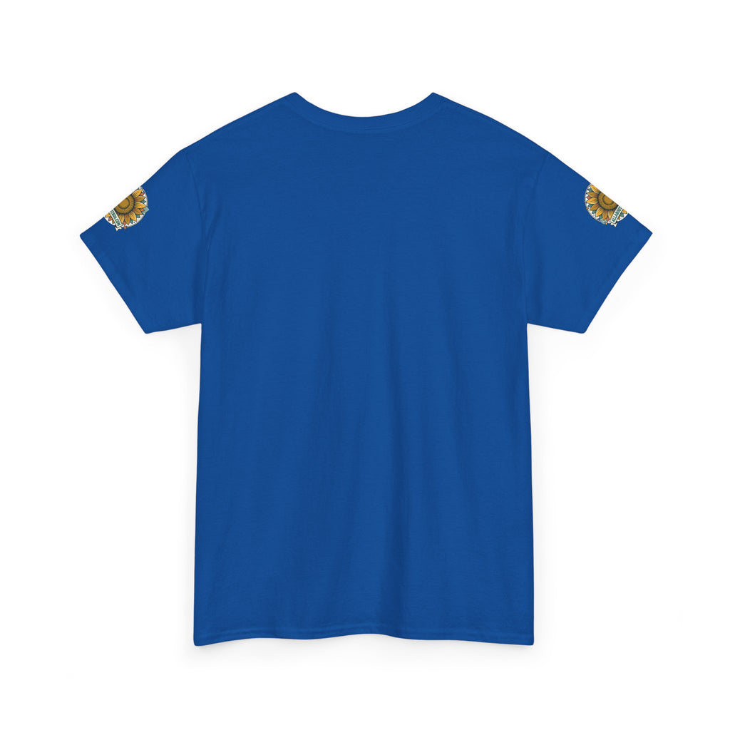 Sunflower Logo T-Shirt — AllAbout80s.com Vintage Floral Tee