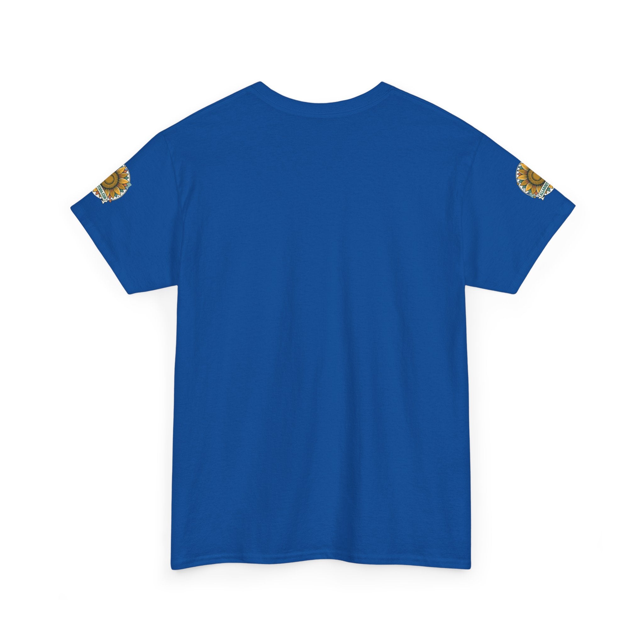 Sunflower Logo T-Shirt — AllAbout80s.com Vintage Floral Tee