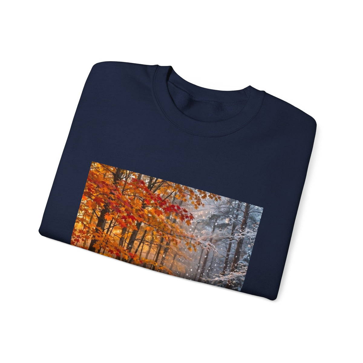 AllAbout80s Autumn Forest Crewneck Sweatshirt