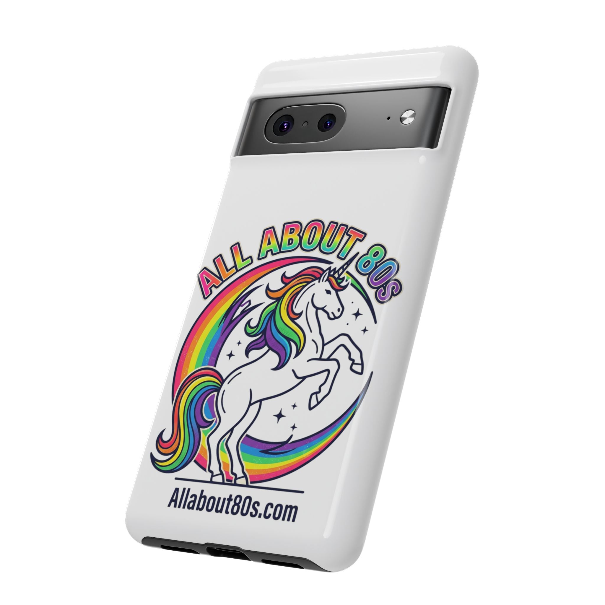 All About 80s Rainbow Unicorn Phone Case