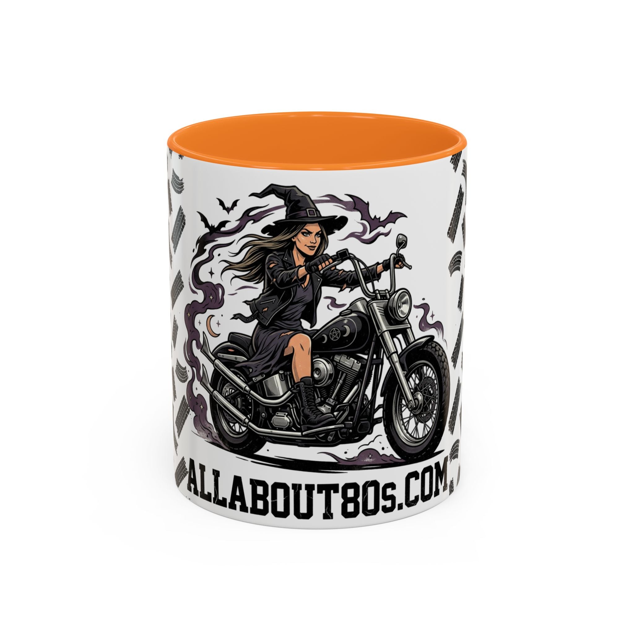 Witch Biker Mug – Motorcycle Witch Coffee Cup (11oz/15oz)
