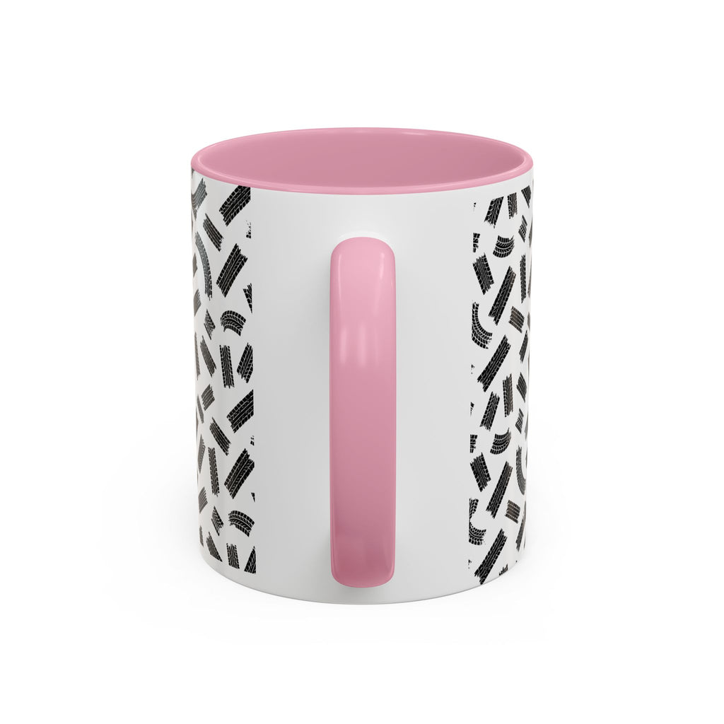 Witch Biker Motorcycle Mug — Retro 80s Neon Witch on Bike Coffee Cup (11oz/15oz)